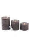 SONOMA SAGE HOME BROWN WAX TRADITIONAL FLAMELESS CANDLE WITH REMOTE CONTROL