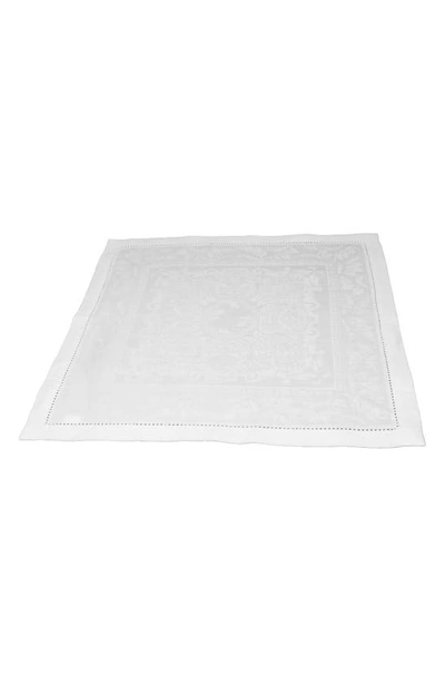 French Home Linen Arboretum Napkins In White