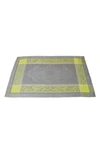 French Home Linen Arboretum Placemats In Shades Of Grey And Green