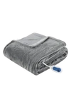 Beautyrest Plush Electric Throw, 60" X 70" In Grey