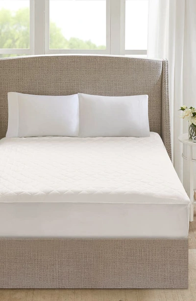 Beautyrest 100 Cotton Deep Pocket Electric Mattress Pad Collection In White