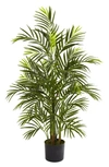 Nearly Natural 3.5' Artificial Areca Palm Uv-resistant Indoor/outdoor Tree In Green