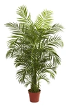 Nearly Natural 4.5ft. Areca Uv Resistant Artificial Plant In Green