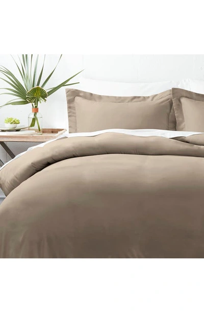 Ienjoy Home Premium Ultra Soft 3-piece Duvet Cover Set In Taupe