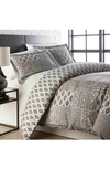 Southshore Fine Linens Luxury Premium Collection Oversized Comforter Set In Global Patch Grey