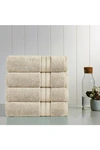 Modern Threads 4-pack Spunloft Bath Towel In Sand