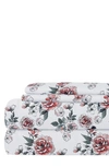 Modern Threads Printed 4-piece Sheet Set In Rose Bloom