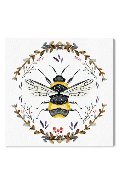 Wynwood Studio Bumble Bee Canvas Wall Art In Gold