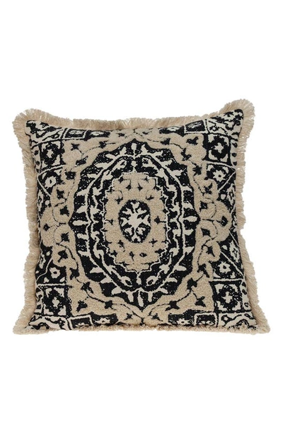Parkland Collection Abu Printed Accent Pillow In Black
