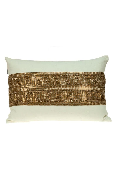 Parkland Collection Misty Decorative Accent Pillow In Off White