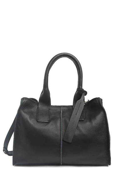 Lucky Brand Dina Leather Tote Bag In Black