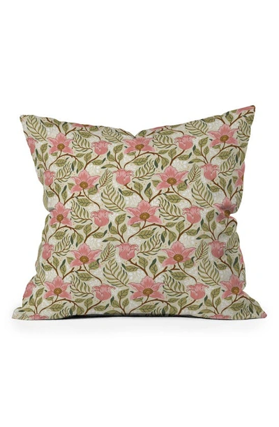 Deny Designs Avenie Cottage Garden Ii Outdoor Throw Pillow In Multi