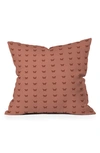 Deny Designs Color Poems Minimal Butterfly Throw Pillow In Multi