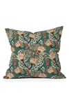 Deny Designs Holli Zollinger Zarah Butterfly Throw Pillow In Multi