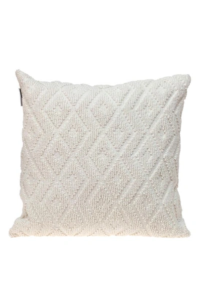 Parkland Collection Sorrel Hand-woven Accent Pillow In White