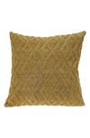 Parkland Collection Sorrel Hand-woven Accent Pillow In Mustard Yellow