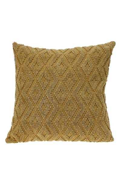 Parkland Collection Sorrel Hand-woven Accent Pillow In Mustard Yellow