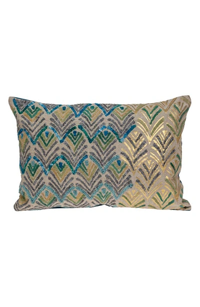Parkland Collection Woven Orion Accent Pillow In Taupe Multicolor