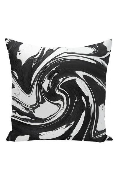 Curioos Marble Iii Throw Pillow In Black