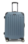 Kenneth Cole Reaction Renegade 24" Lightweight Hardside Expandable Spinner Luggage In Granite Blue