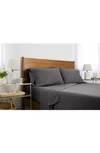 Southshore Fine Linens Southshore Essentials Double Brushed 100 Gsm Sheet Set In Slate