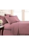 Southshore Fine Linens Southshore Essentials Double Brushed 100 Gsm Sheet Set In Rose