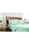 Southshore Fine Linens Southshore Essentials Double Brushed 100 Gsm Sheet Set In Sage Green