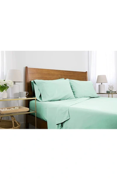 Southshore Fine Linens Southshore Essentials Double Brushed 100 Gsm Sheet Set In Sage Green