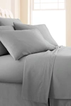 Southshore Fine Linens Southshore Essentials Double Brushed 100 Gsm Sheet Set In Steel Grey