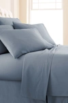 Southshore Fine Linens Southshore Essentials Double Brushed 100 Gsm Sheet Set In Steel Blue