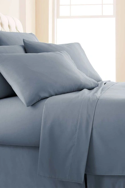 Southshore Fine Linens Southshore Essentials Double Brushed 100 Gsm Sheet Set In Steel Blue