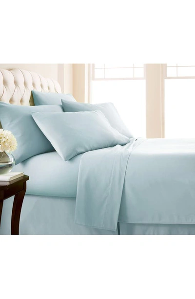 Southshore Fine Linens Southshore Essentials Double Brushed 100 Gsm Sheet Set In Light Blue