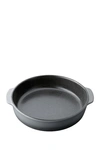 Berghoff Grey Gem 12.5" Stoneware Round Baking Dish In Multi