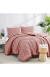 Southshore Fine Linens Jaquard Comforter Set In Rose