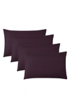 Southshore Fine Linens 4 Piece Pillow Case Set In Purple