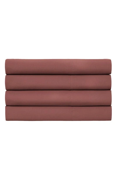 Southshore Fine Linens 4 Piece Pillow Case Set In Marsala
