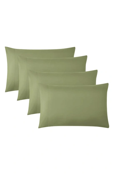 Southshore Fine Linens 4 Piece Pillow Case Set In Green