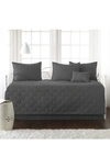 Southshore Fine Linens Brickyard Quilt Set In Slate