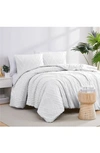 Southshore Fine Linens Chevron Jacquard Comforter Set In Light Grey