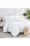 Southshore Fine Linens Chevron Jacquard Comforter Set In White