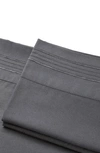 Linum Home Textiles 1800 Thread Count Standard Pillowcase In Grey