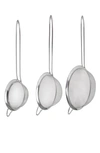 Berghoff Graduated Stainless Steel Strainer In Silver