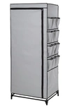Honey-can-do 27inwide Portable Wardrobe Closet In Grey