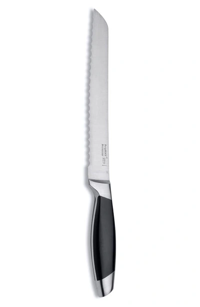 Berghoff International Moon Serrated 8" Stainless Steel Bread Knife In Black