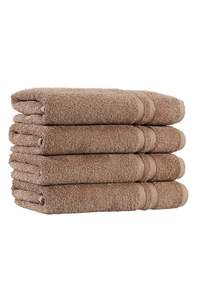 Linum Home Textiles Denzi Turkish Cotton Hand Towel In Latte