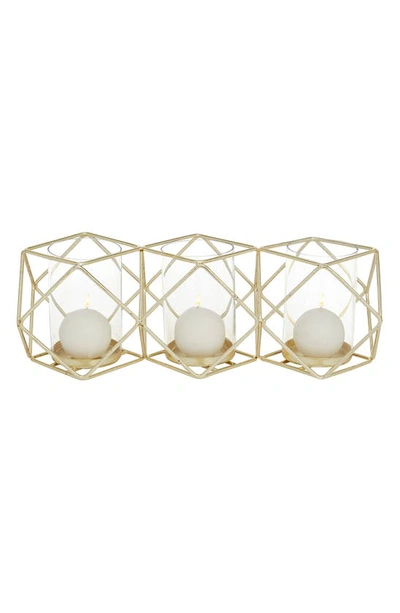 Vivian Lune Home Gold Geo Votive Candle Holder