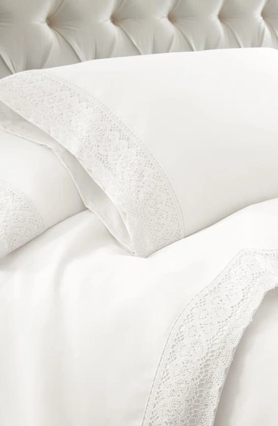 Modern Threads California King Crochet Lace 4-piece Sheet Set In White