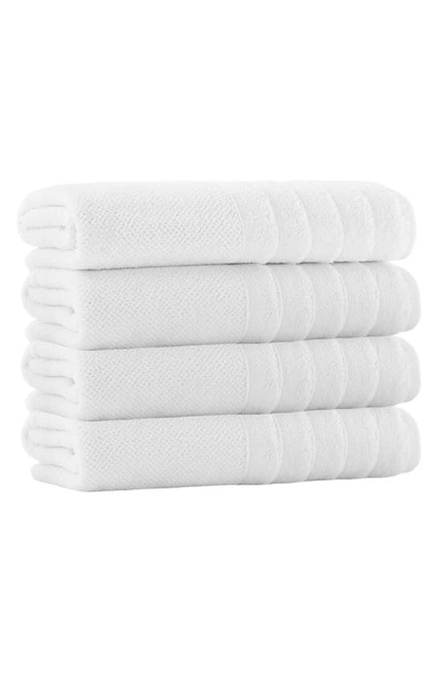 Enchante Home Veta Turkish Cotton Bath Towel In White
