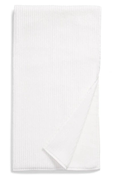 Nordstrom Organic Cotton Rib Bath Towel In White
