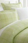 Ienjoy Home Premium Ultra Soft Polka Dot Pattern 3-piece Duvet Cover Set In Moss